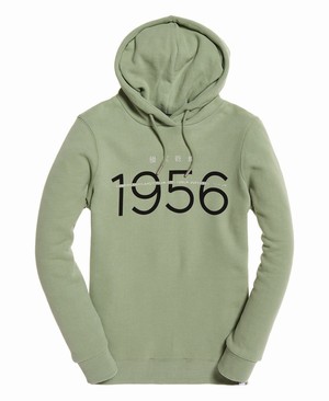 Superdry Jade Női Kapucnis Pulóver Olivazöld | RPLKF7849